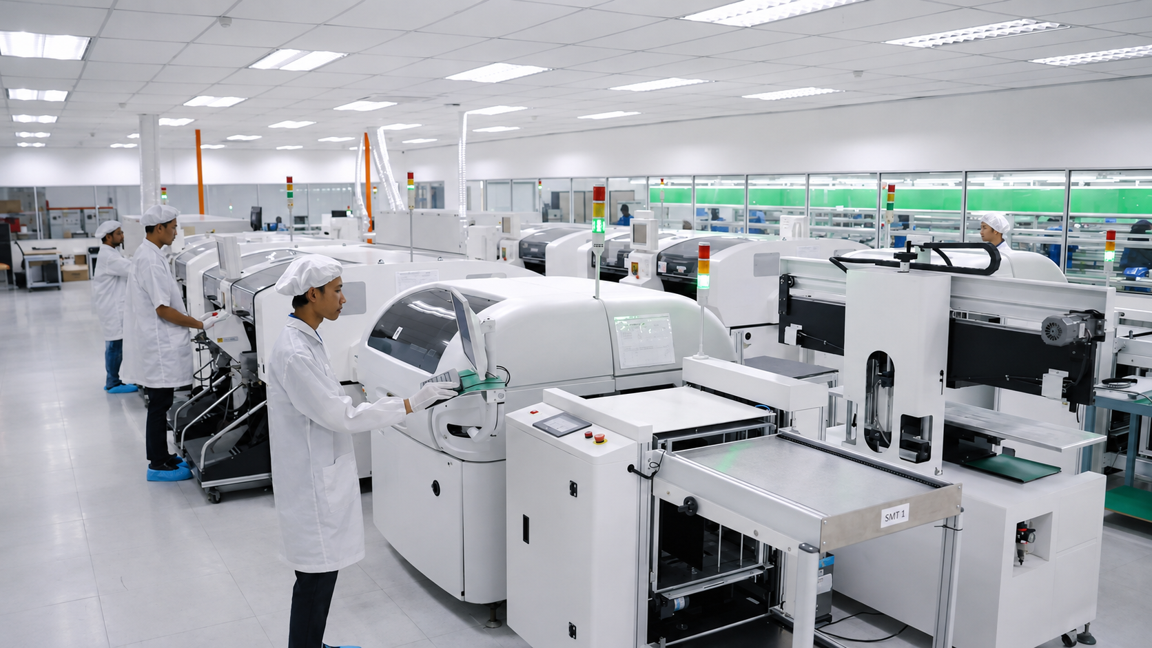 LigLED automated SMT production